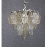 CARLO SCARPA for VENINI. Poliedri chandelier