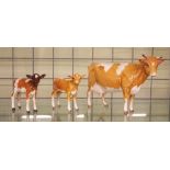 BESWICK GLOSS JERSEY COW,