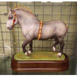 ROYAL WORCESTER MODEL OF A PERSIAN STALLION BY DORIS LINDNER 276/500 WITH CERTIFICATE,