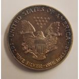 US FINE SILVER ONE DOLLAR