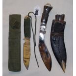 SMALL KHUKURI IN SHEATH,