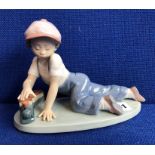 LLADRO FIGURE 'ALL ABOARD' 7619 DATED 1991