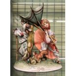 CAPO DI MONTE FIGURE - RED RIDING HOOD,