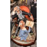 CAPO DI MONTE FIGURE - YOUNG STORYTELLER BY CORTESI,