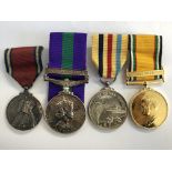 QUEEN ELIZABETH II SERVICE MEDALS 22407019 PTE R MELLORS R.