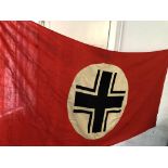 GERMAN WWII BALKAN CROSS TANK IDENTIFICATION FLAG