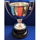 SILVER TWIN HANDLED PEDESTAL PRESENTATION TROPHY WORKING MENS CLUB AND INSTITUTE UNION LIMITED,