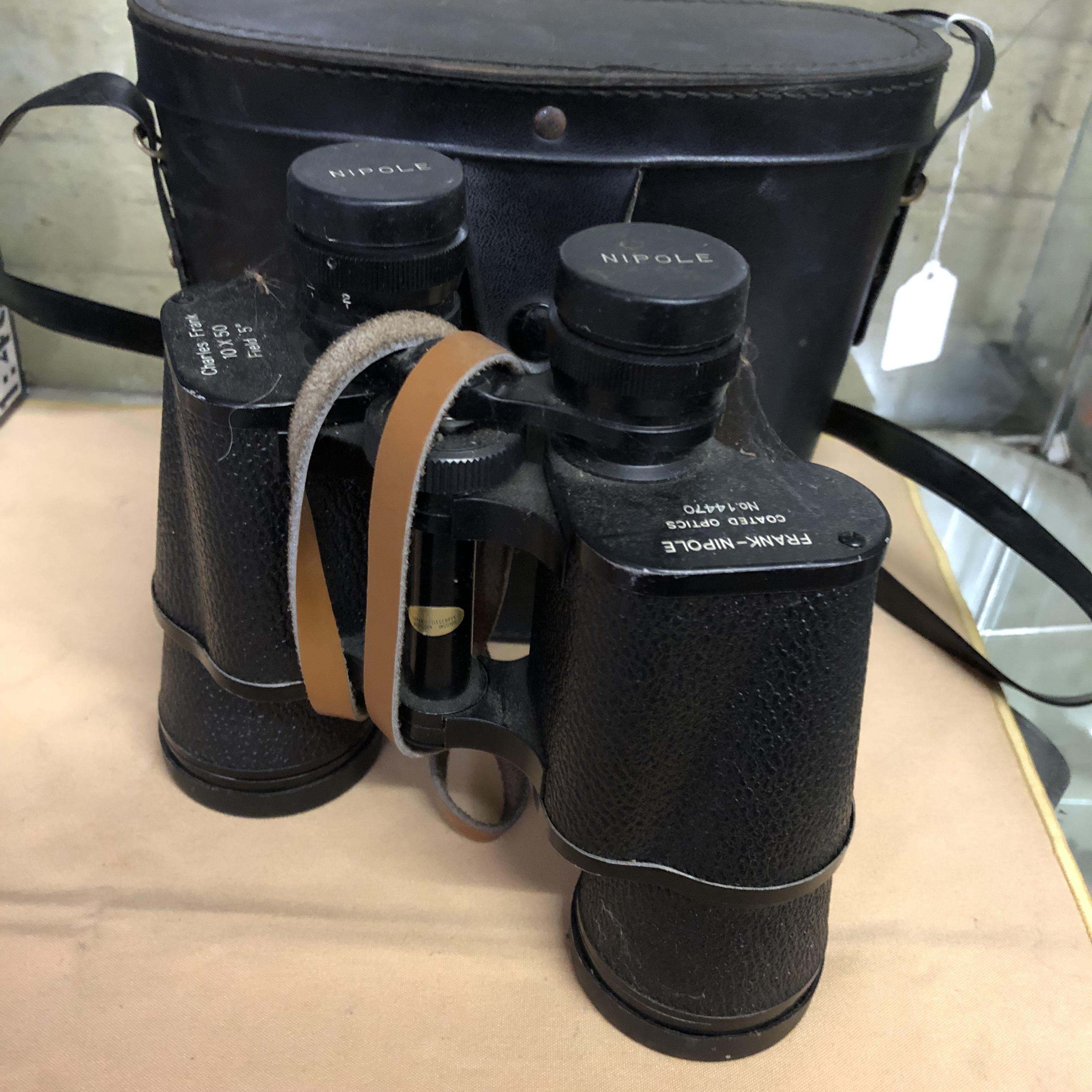 CASED PAIR OF NIPOLE BINOCULARS