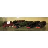 FOUR HORNBY DUBLO 00 GAUGE LOCOMOTIVES (UNBOXED),