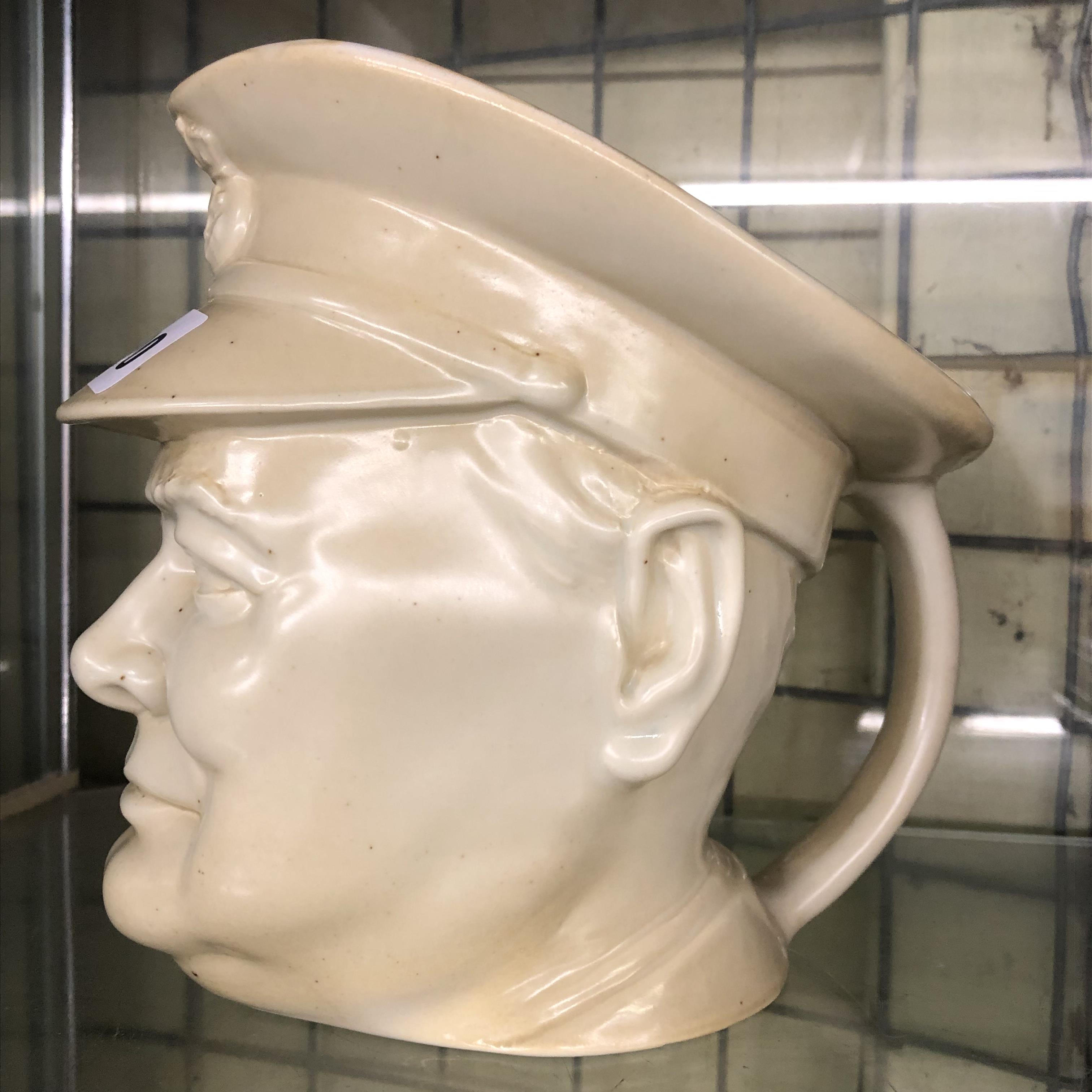MINTON WINSTON CHURCHILL CHARACTER JUG MODELLED BY ERIC OWEN - Image 2 of 3