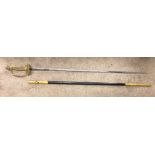 TILEWELL SACKVILLE OF LONDON BLADED CEREMONIAL DRESS SWORD 84CM L