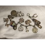 SILVER CHARM BRACELET