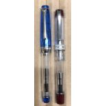 PILOT PRERA TRANSPARENT FOUNTAIN PEN AND A SAILOR 1911 FOUNTAIN PEN