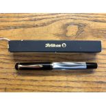 BOXED PELIKAN M200 BLACK AND GREY MARBLE RESIN,