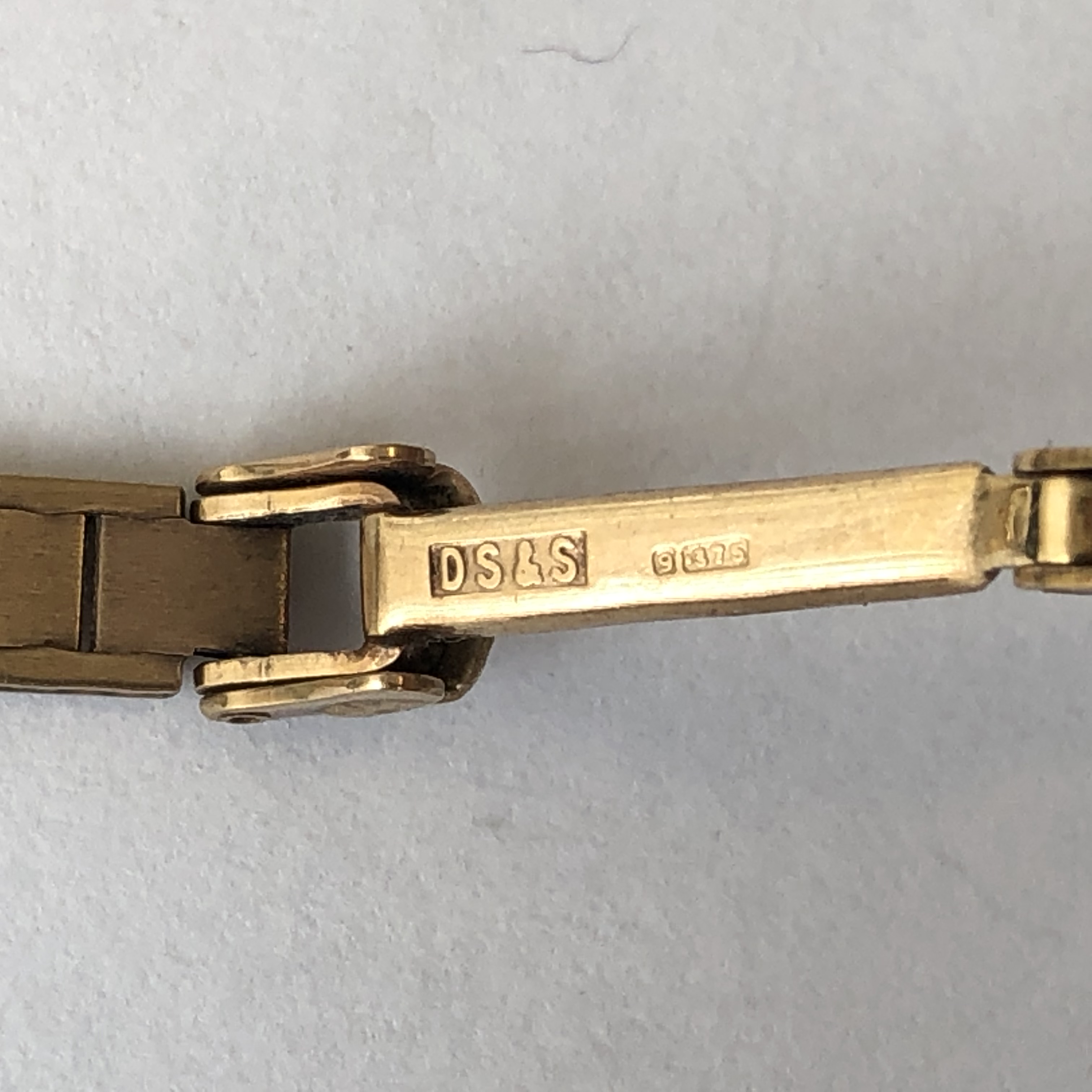 9CT GOLD AVIA WRIST WATCH ON 9CT GOLD BRACELET STRAP 13. - Image 5 of 6