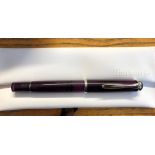 BOXED PELIKAN M205 SPECIAL EDITION AMETHYST DEMONSTRATOR FOUNTAIN PEN