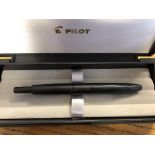 CASED PILOT CAPLESS BLACK FOUNTAIN PEN