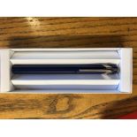 BOXED CARAN D'ACHE 849 BLUE FOUNTAIN PEN