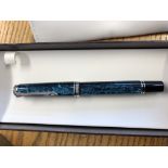 BOXED PELIKAN K805 OCEAN SWIRL 806060 FOUNTAIN PEN