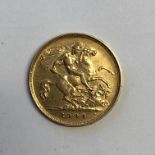 EDWARD VII HALF SOVEREIGN 1908