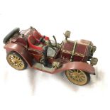 SHUCO MERCER 1225 KEY WIND TIN PLATE TOY CAR