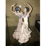 BOXED LLADRO PORCELAIN FIGURE - OLE SPANISH DANCERS 5601 A/F FINGER