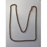 9CT ROSE GOLD BELCHER LINK CHAIN 11.