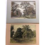 PAIR OF WATERCOLOURS BY WILLIAM ROSEBLADE (1882-1967) - BRINKLOW ROAD,