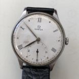 GENTLEMANS VINTAGE OMEGA WRIST WATCH WITH SUBSIDIARY DIALS,