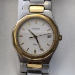 GENTLEMANS TISSOT PRX DATE WRIST WATCH