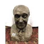 *COVENTRY INTEREST*- SCULPTURE BUST WITH BRONZED PATINATION OF JAMES COCHRAN BLAIR CBE,