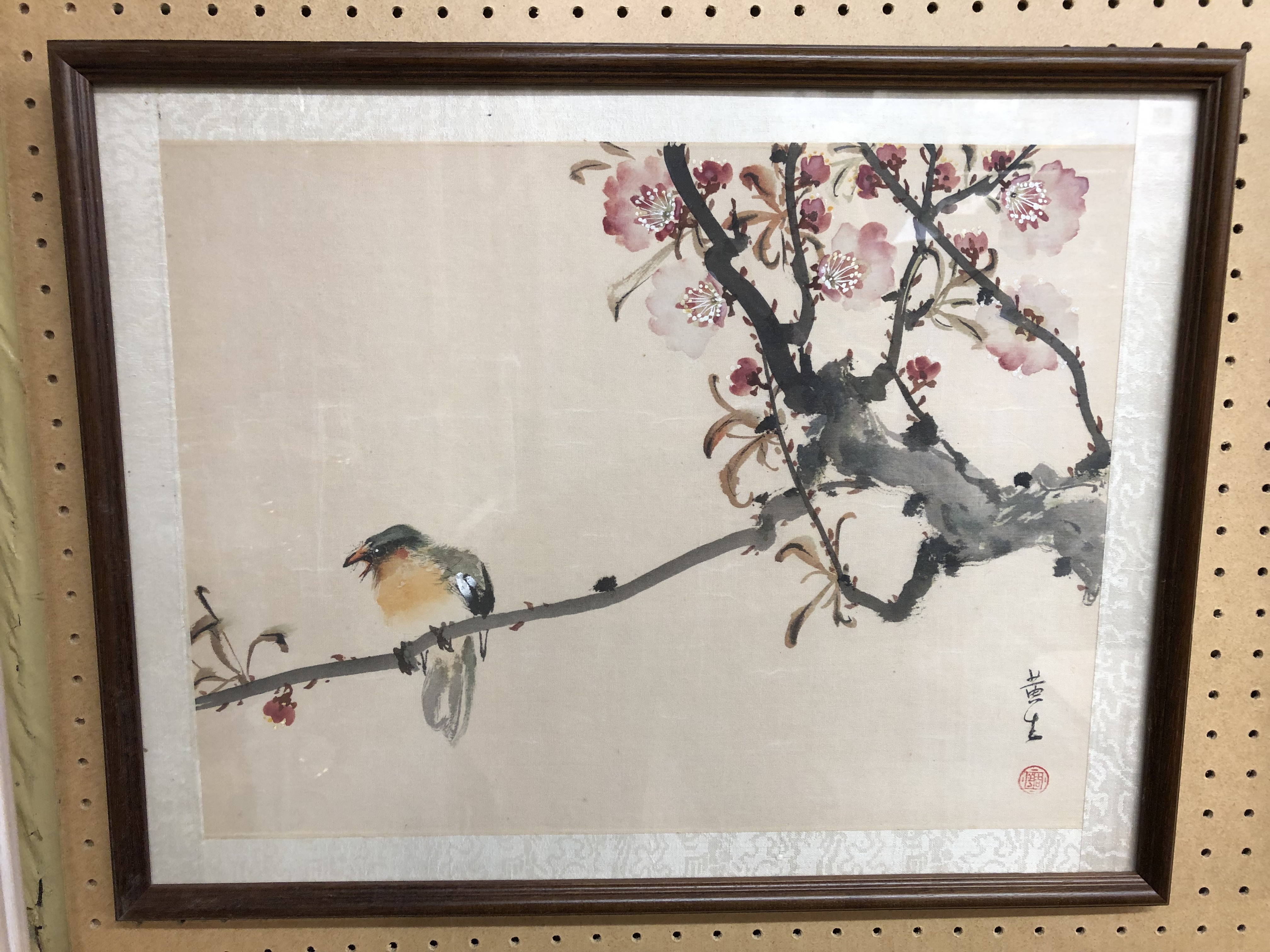 PAIR OF JAPANESE PRINTS DEPICTING BIRDS AND FOLIAGE 39CM X 30CM APPROX, - Image 2 of 3