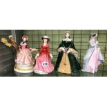 ROYAL WORCESTER FIGURE QUEEN MARY I LIMITED EDITION CW506,