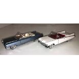 FRANKLIN MINT 1:42 SCALE PRECISION MODEL 1959 CADILLAC ELDORADO AND 1963 CADILLAC ELDORADO