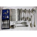 ELECTRO PLATED ASPARAGUS TRAY AND SERVERS, GOOD QUALITY RAT TAIL PLATED SERVING SPOON,