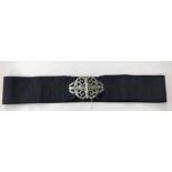 NURSES SILVER FILIGREE BUCKLE BELT