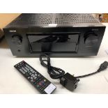 BOXED DENON AVR-X4400H HD AV RECEIVER WITH REMOTE CONTROL