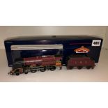 BACHMANN BRANCHLINE SCALE 1:76/00 P/BOILER SCOTT GORDON HIGHLANDER LMS CRIMSON WITH TENDER