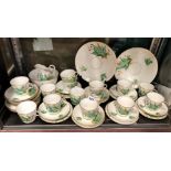 VICTORIAN EXTENSIVE LILY PATTERN TEA SET