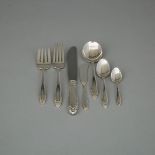 American Silver 'Prelude' Pattern Flatware Service, International Silver Co., Meriden, Ct., 20th cen