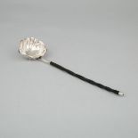 George III Silver Toddy Ladle, David Mowden, London, 1769, length 12.2 in — 31 cm