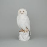 Bing & Grøndahl Large Model of a Snowy Owl, Jens Peter Dahl-Jensen, 20th century, height 17.5 in — 4