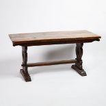 French Oak Refectory Table, 19th century, 30.75 x 63 x 28.5 in — 78.1 x 160 x 72.4 cm