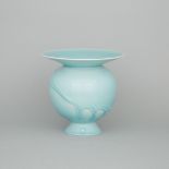 Bill Reddick (Canadian, b.1958), Pale Blue Glazed Vase, 2003, height 9.3 in — 23.5 cm, diameter 9.6