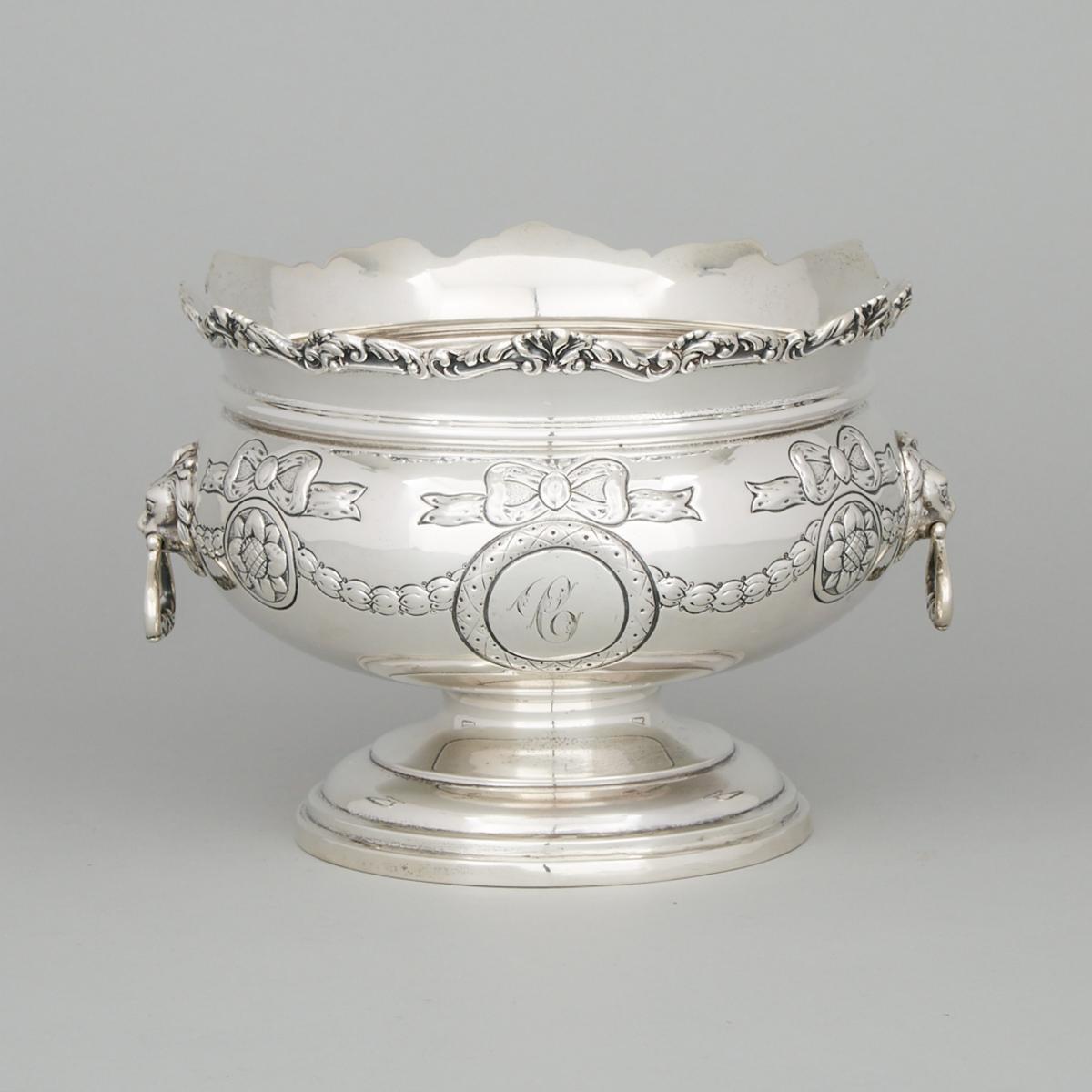 Edwardian Silver Two-Handled Bowl, William Aitken, Birmingham, 1904, height 14.5 in — 36.8 cm, diame