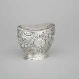 Victorian Silver Tea Caddy, William Comyns, London, 1887, height 4.4 in — 11.2 cm