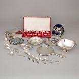 Group of North American, English and Continental Silver, mainly 20th century, box length 6.3 in — 16