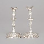 Pair of Canadian Silver Tapersticks, Michael Surman, Salt Spring Island, B.C., late 20th century, he