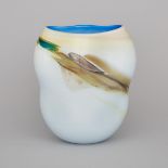 Studio Glass Vase, 20th century, height 10.6 in — 26.9 cm