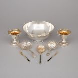 Group of Dutch and Scandinavian Silver, 19th/20th century, bowl diameter 6.5 in — 16.5 cm